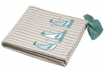 Manta Plaid - Pie de Cama 125x150cm STOF Algodón Barbade Velero