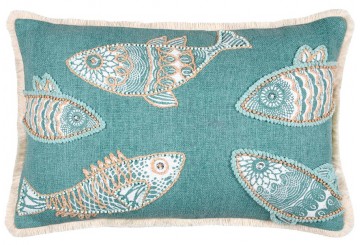 Cojín Lleno Algodón 30x50 STOF Barbade Marino Fish