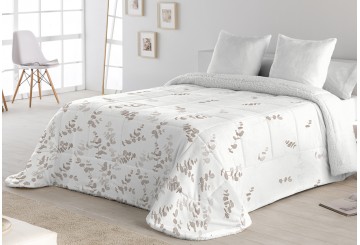 Edredón Comforter Sedalina Estampada+Sherpa POLO POLO Coco beige
