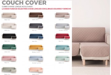 Funda Chaise Longue Acolchada Belmarti COUCH COVER