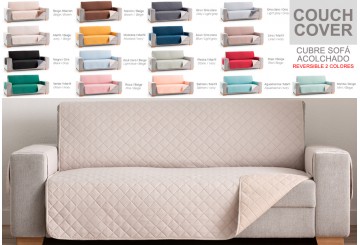 F. Cubre Sofá Acolchada Reversible Belmarti COUCH COVER