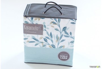 Sábana Invierno Coralina KARAMELO Premium Doble Cara Daire aguam