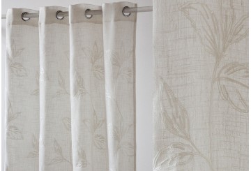 Cortina Confeccionada Bordada FUNDECO Visillo Daniela