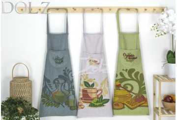 Pack 6 Delantales Estampados DOLZ Rizo Algodón E-300