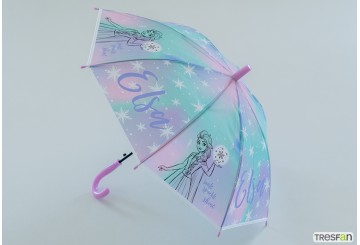 Paraguas Infantil 43,5cm Automático Licencia FROZEN ELSA