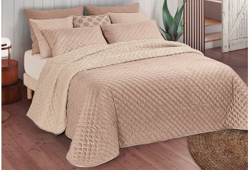 Edredón Comforter Aterciopelado + Sherpa LLARBONA Évora lino