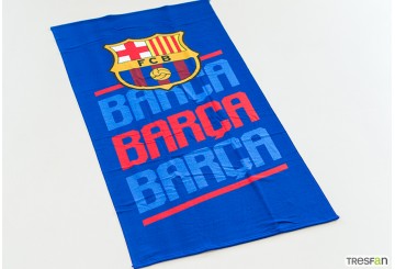 Toalla Playa Microfibra 70x140 Licencia FC Barcelona Barça