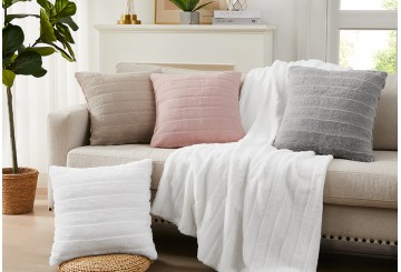 Funda de Cojín 45x45 Pelo Suave CAMALTEX Angora