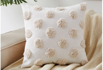 Funda de Cojín Boho 45x45 CAMALTEX Lunares FCJ-003