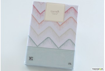 J.Sábana 100% Algodón Estampada 30/27 BAMBÙ Flash verde