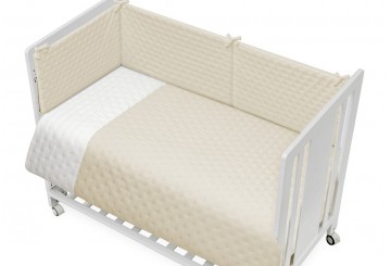 Funda Nórdica + Relleno + Chichonera INTERBABY Gofrado beige
