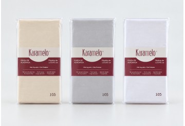 Funda Almohada 50% Algodón 50% Poliéster KARAMELO Colores Lisos