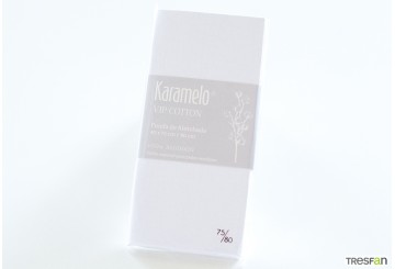 Funda de Almohada 100% Algodón KARAMELO Vip Cotton Blanca