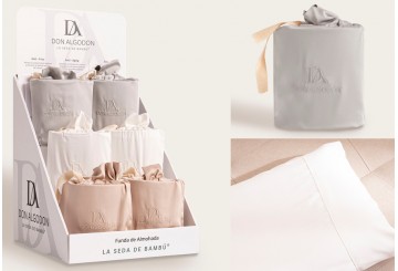 Funda de Almohada Seda de Bambú DON ALGODON Cabello Brillante