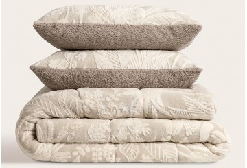 Edredón Confort Sedalina 3D + Sherpa Tono DON ALGODON Gala