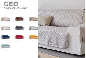 F. Cubre Sofá Acolchada Belmarti GEO Teflón Antideslizante