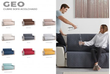 F. Cubre Sofá Acolchada Belmarti GEO Teflón Antideslizante