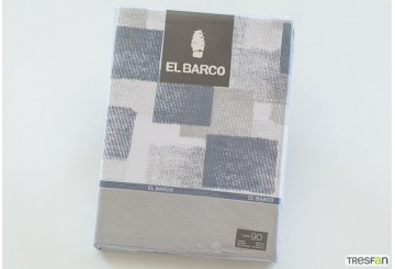J.Sábana Estampada 30/27 EL BARCO Hilary gris