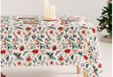 Mantel Antimanchas Estampado GAMUSI Algodón Navidad Hosley