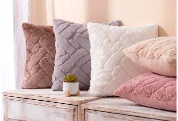 Pack 2 Fundas Cojín 45x45 KARAMELO Sedalina Jacquard Jade