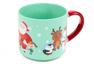 Taza de Porcelana 47cl Navidad Jingle Bunch PUCKATOR Papa Noél