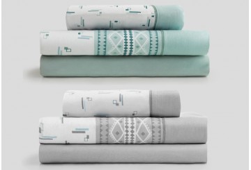 J.Sábana 30/27 Estampada KARAMELO Biés+Aplicación Lalia