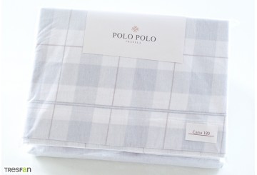 J.Sábana Invierno 100% Algodón Franela POLO POLO Liam gris