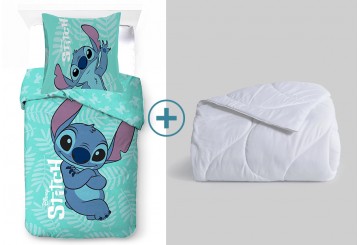 Pack Funda Nórdica+Relleno Nórdico LICENCIA Lilo & Stitch Agua