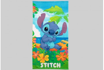 Toalla Playa Microfibra 70x140 Licencia Lilo & Stitch ALOHA