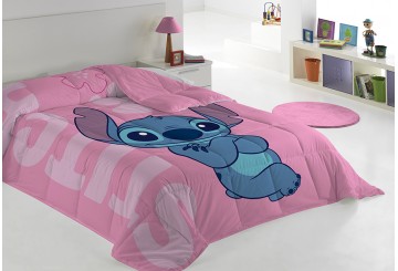 Edredón Confort Reversible LICENCIA Lilo y Stitch Flowers