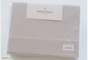 J.Sábana Invierno 100% Algodón Franela POLO POLO Liso beige