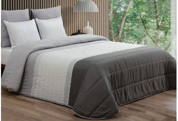 Edredón Comforter Jacquard + 2 Cojines Llenos PT Económico Malu