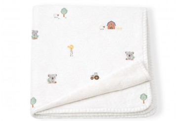 Manta Estampada 80x110 Infantil INTERBABY Granja Koala