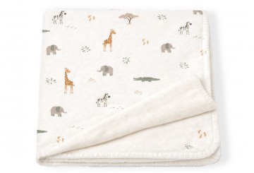 Manta Estampada 80x110 Infantil INTERBABY Jirafa Savanna