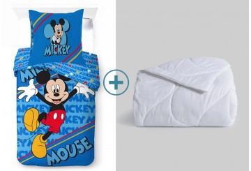 Pack Funda Nórdica+Relleno Nórdico LICENCIA Mickey azul