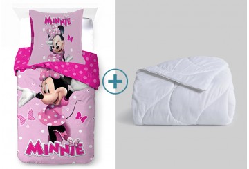 Pack Funda Nórdica+Relleno Nórdico LICENCIA Minnie Lazos
