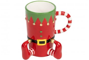Taza Mug 414ML Cerámica de Forma D'CASA Elfo 312032