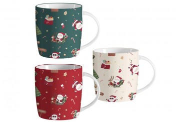 Taza Mug 350ML Caja D'CASA Papa Noel Trineo 27761234