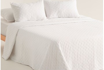 Colcha Bouti Lisa Termosellada GAMUSI Nara Color blanco