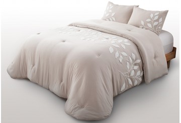 Edredón Duvet Bordado Relieve CLARA VIDAL Nestor Beige