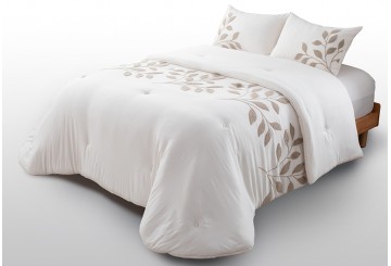 Edredón Duvet Bordado Relieve CLARA VIDAL Nestor Natural