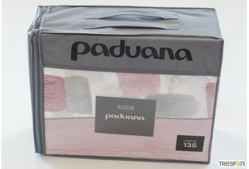 Sábana Coralina 180gr Estampada PADUANA Noruega malva
