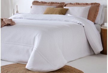 Edredón Conforter Jacquard SANDECO Máxima Calidad Olmo beige