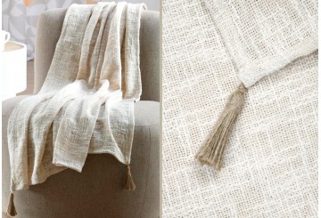 Manta Plaid - Pie de Cama 125x150cm STOF Algodón Blokken