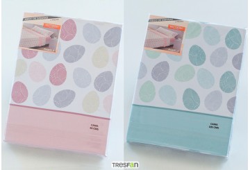 Juego Sábana Económica Microfibra NECTARINA Pamela