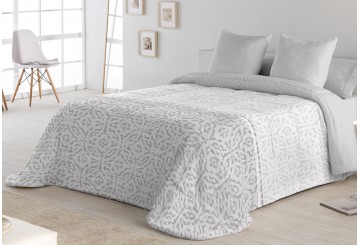 Edredón Comforter Sedalina Estampada+Sherpa POLO POLO Pat gris