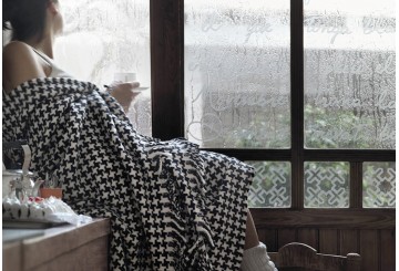 Manta Plaid & Pie de Cama VIP Invierno EUROMANT 140x180 Pearls