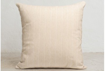 Pack 2 Funda Cojín 45x45 GAMUSI Algodón Relieve Pespunt lino