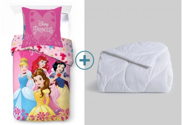 Pack Funda Nórdica+Relleno Nórdico LICENCIA Princesas Disney