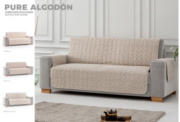 F.Cubre Sofá Acolchada Belmarti PURE ALGODÓN Reversible